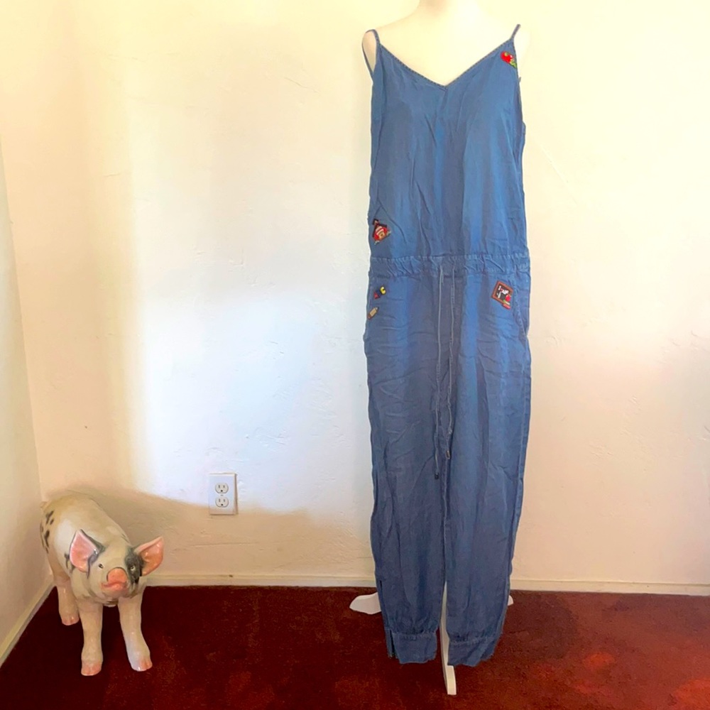 Splendid denim jumpsuit . Size S .